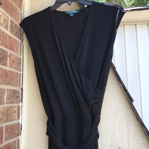RALPH LAUREN black jumpsuit S